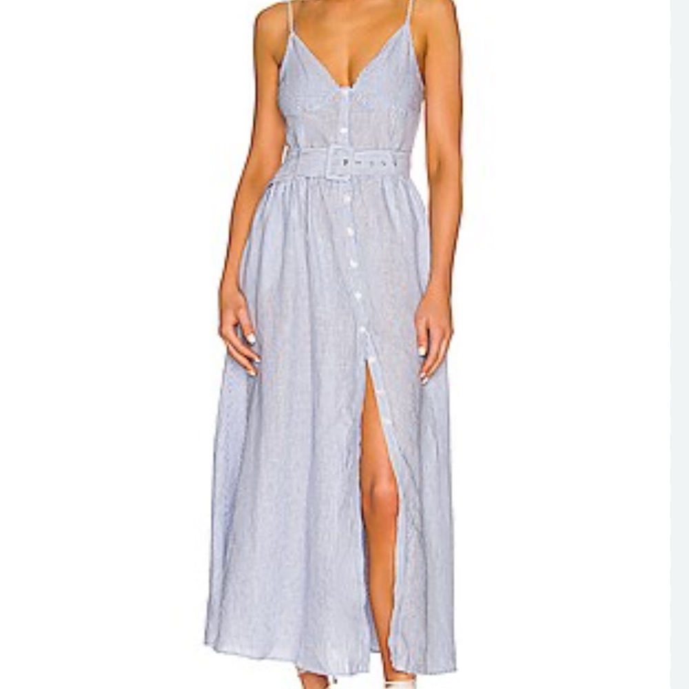Jonathan Simkhai Light Blue Maxi Dress